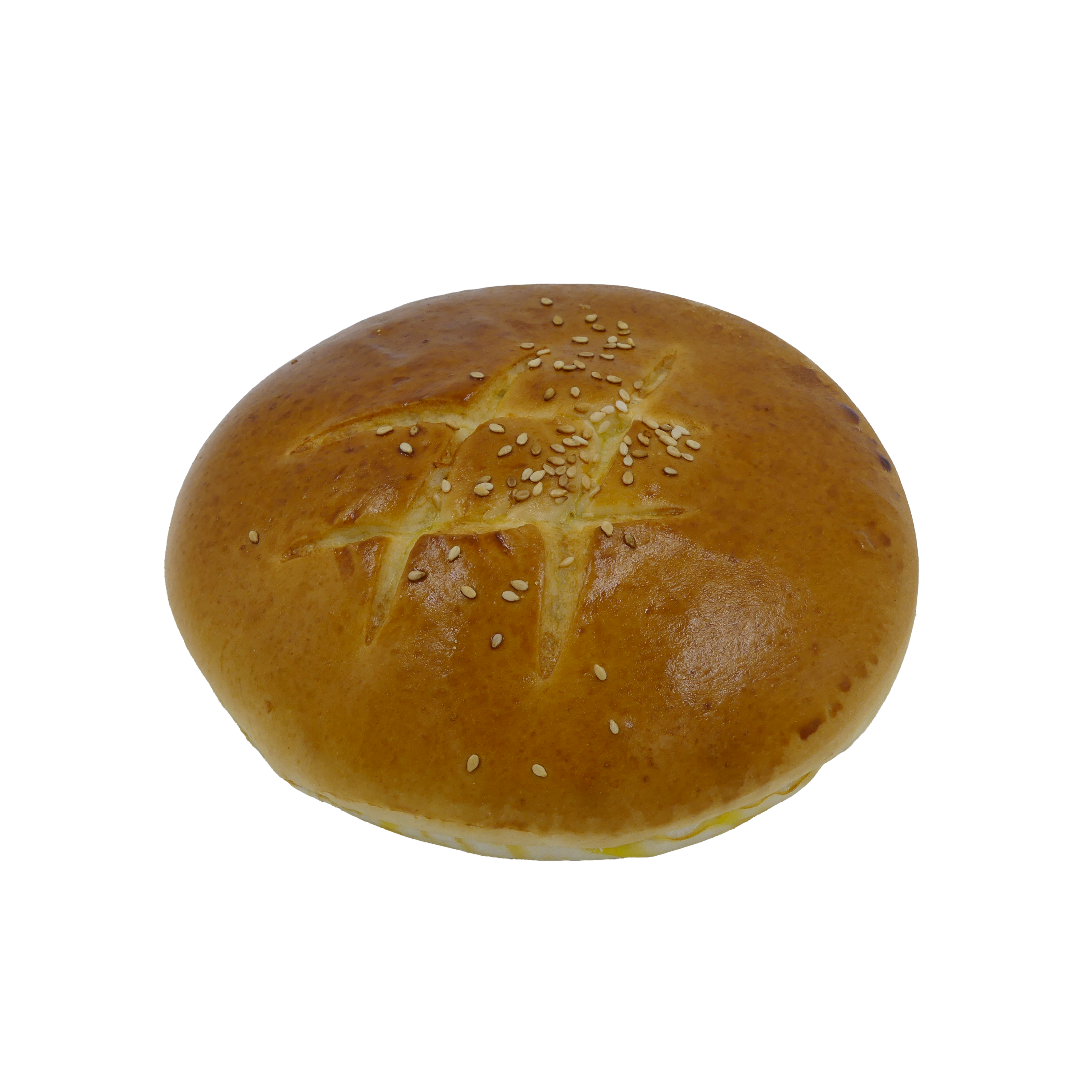 Pain-sandwich-au-rond-aux-graines-de-sésame-
